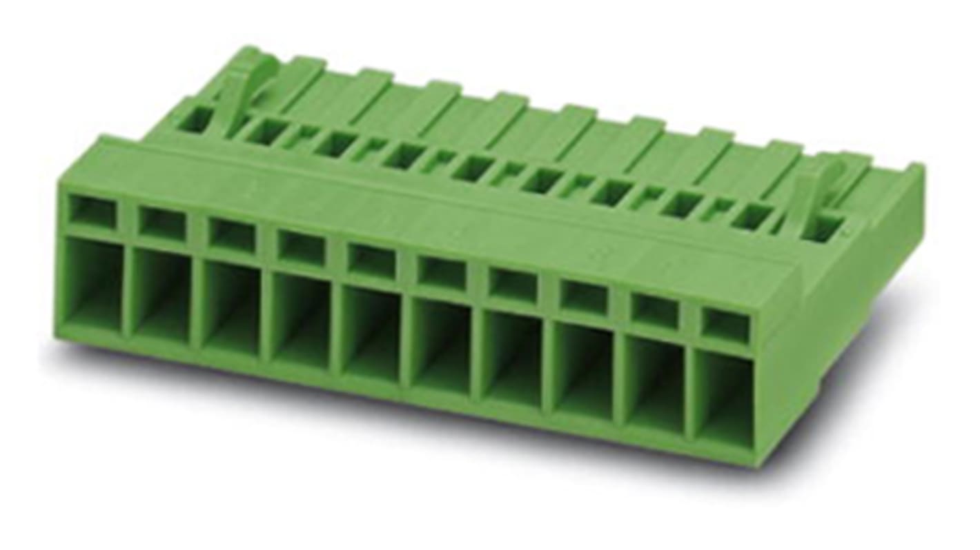 Phoenix Contact, 5.08mm Pitch, MSTBC 2.5/20-STZ-5.08, 20 Way, Pluggable Terminal Block, Plug, Screw Termination, 1809682