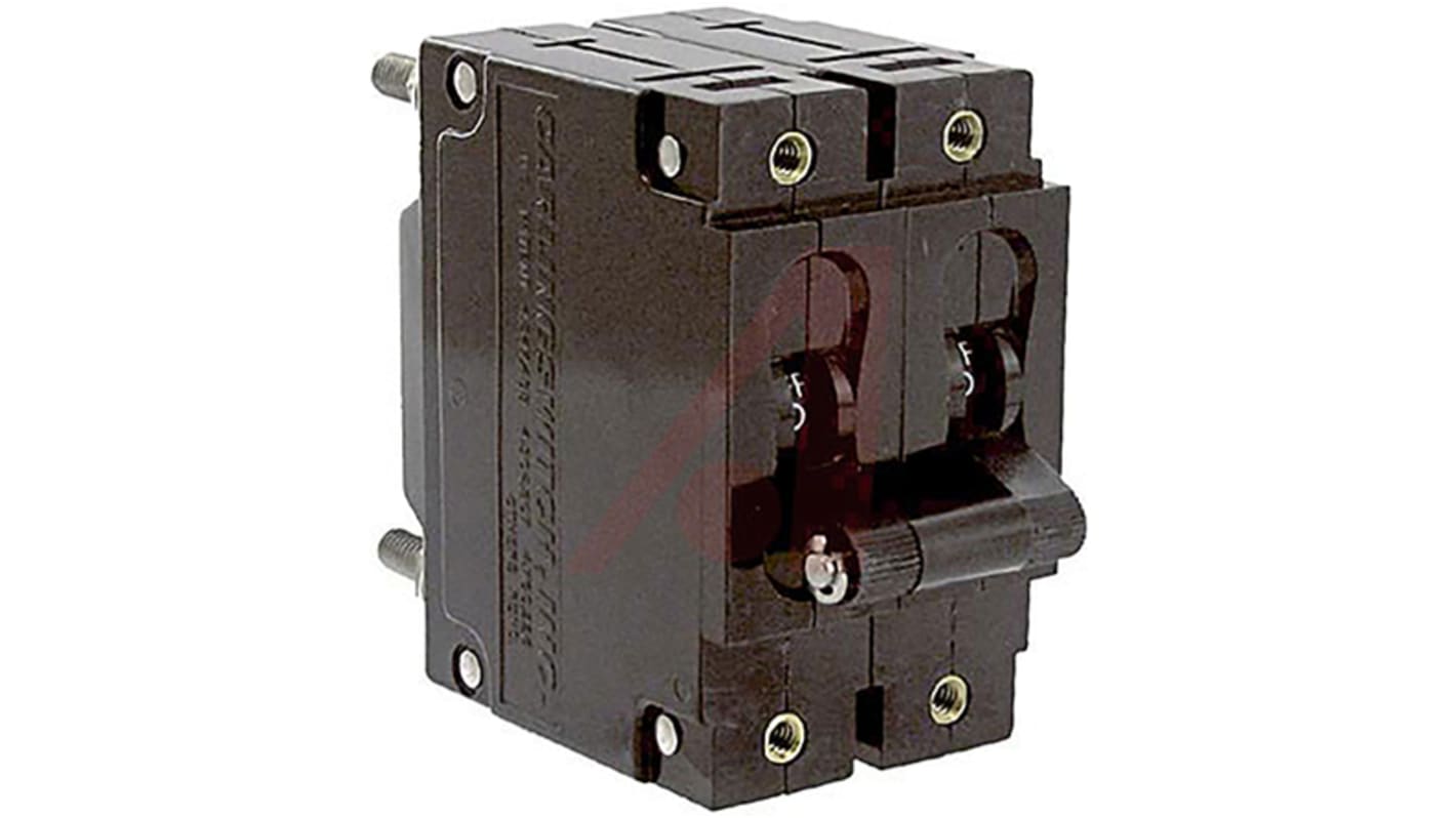 Carling Technologies Thermal Magnetic Circuit Breaker - C 2 Pole Panel Mount, 30A Current Rating