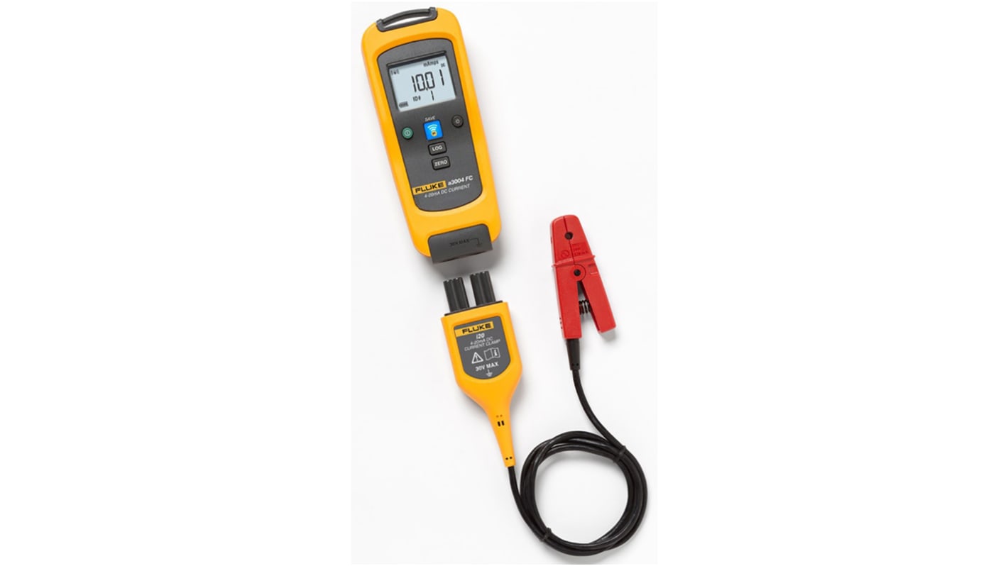 Fluke A3004FC Zangenmessgerät DC Strommesszange / 20.99 mA dc, 99.9mA dc, ISO-kalibriert