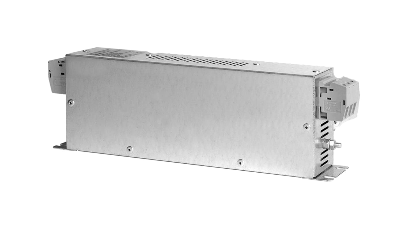 TE Connectivity 三相EMI滤波器, 75A, 480/277 V 交流, 50/60Hz, 法兰安装, 螺纹螺栓接端, Corcom BCF系列