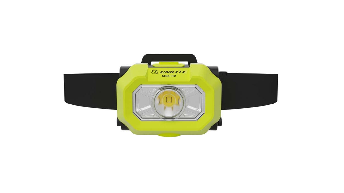 Unilite ATEX-H2 LED Stirnlampe 225 lm / 115 m, AAA Batterien, ATEX Zone 0