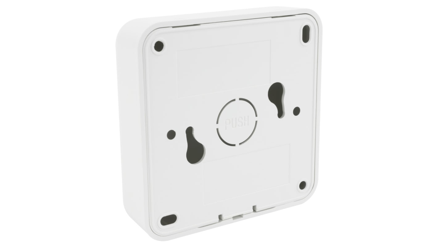 CAMDENBOSS CBR Series White Solid Room Sensor Enclosure, 86 x 86 x 25.5mm