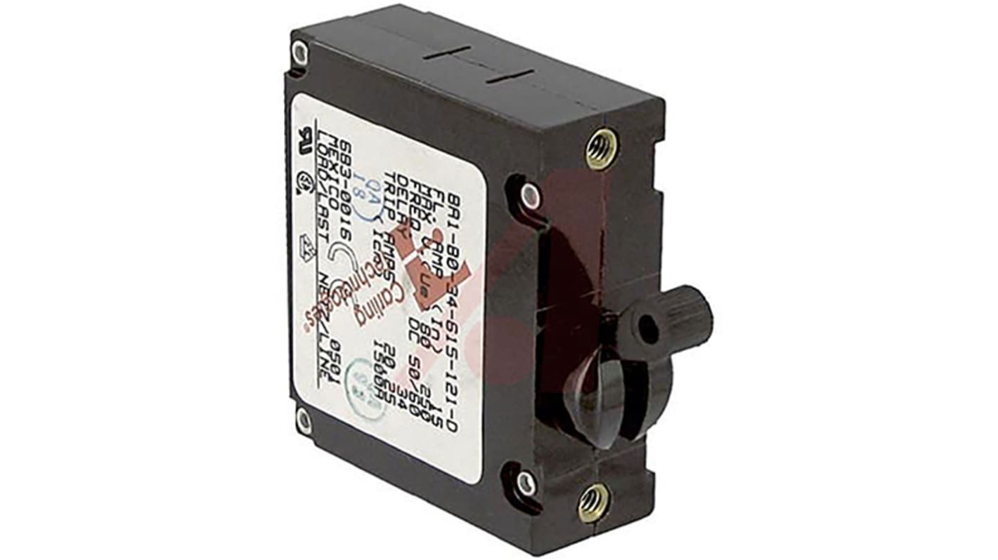 Carling Technologies Thermal Magnetic Circuit Breaker - B Single Pole Panel Mount, 15A Current Rating
