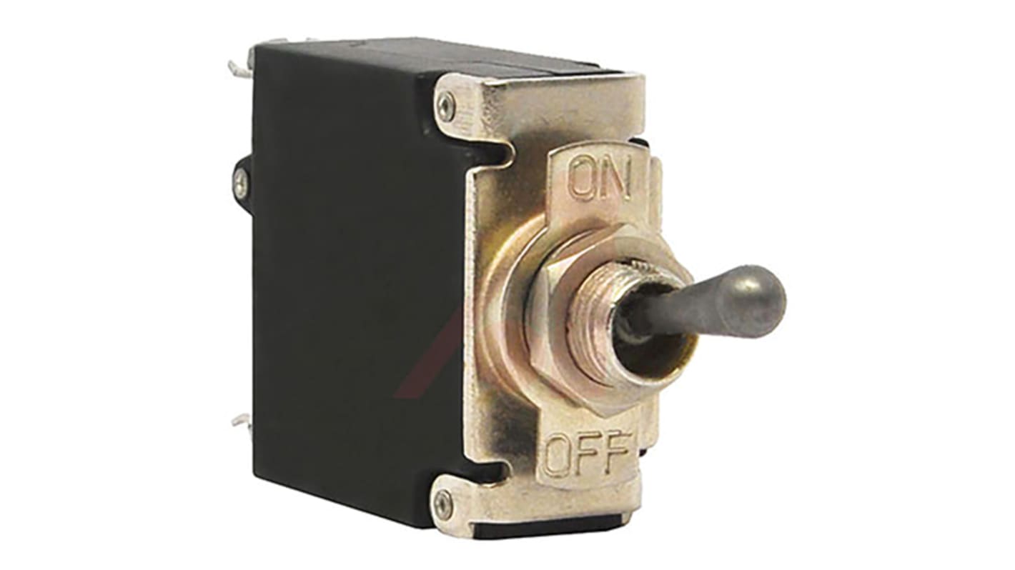 Carling Technologies Thermal Circuit Breaker - MS  Single Pole 50V dc Voltage Rating Panel Mount, 10A Current Rating