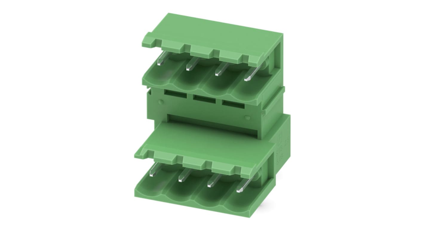 Conector macho para PCB Phoenix Contact serie MDSTB 2.5/ 4-G-5.08 de 4 vías, paso 5.08mm, para soldar