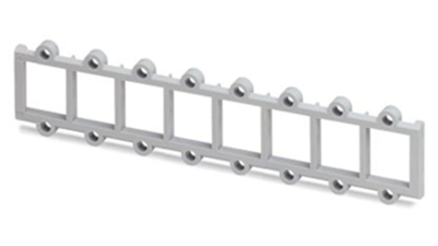 Phoenix Contact, VS-08-A-RJ45/LP-8-IP 20 Panel Mount Frame for use with RJ45 PCB Connectors