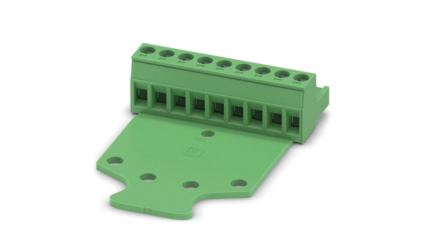 Phoenix Contact, MSTB 2.5/ 9-STZ, 9 Way, Pluggable Terminal Block, Plug, Solder Termination, 1758995