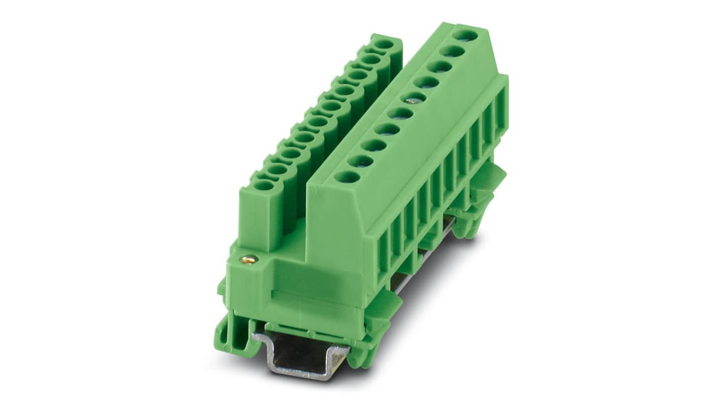 Phoenix Contact 1849118 MSTBVK 2.5/ 5-STF-5.08 Series Green, Screw Termination