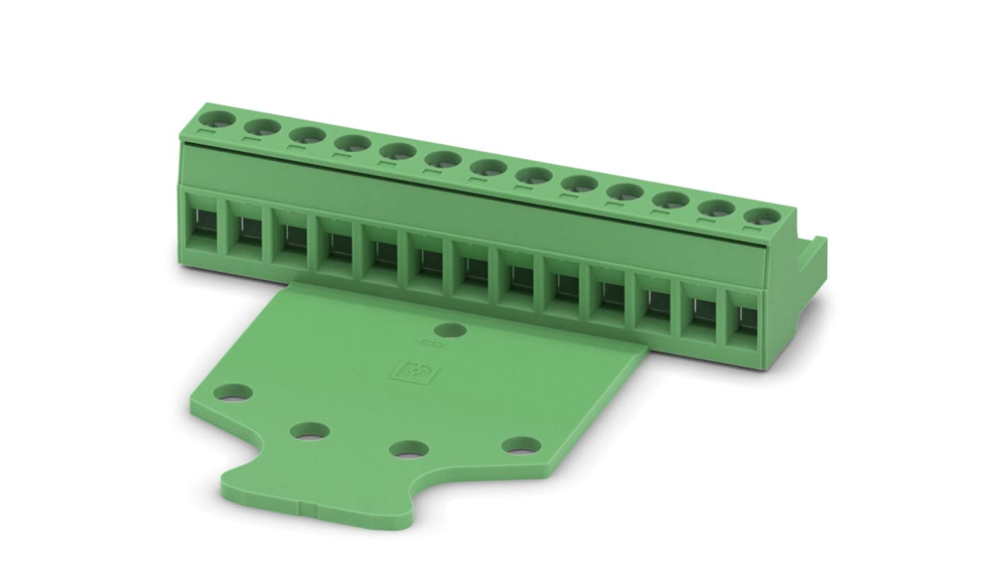 Phoenix Contact, 5.08mm Pitch, MSTB 2.5/13-STZ-5.08, 13 Way, Pluggable Terminal Block, Plug, Screw Termination, 1764277