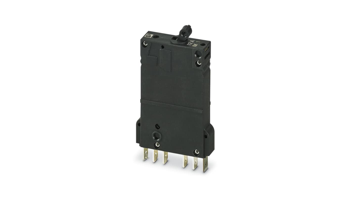 Phoenix Contact Thermal Circuit Breaker - TMCP 1 M1 300 12.0A 250V Voltage Rating, 12A Current Rating