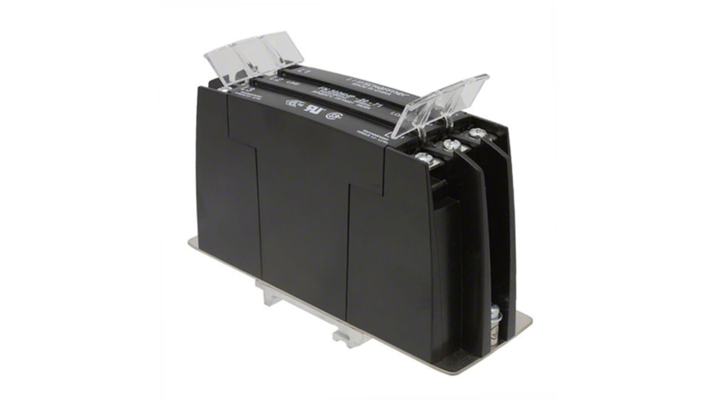 Schaffner, FN3026 30A 520/300 V ac 0 → 60Hz, DIN Rail EMC Filter, Screw 3 Phase