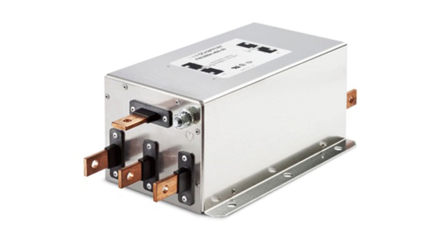 Schaffner, FN 3280 300A 3 x 520/300 V ac 0 → 60Hz, Chassis Mount EMI Filter, Tab 3 Phase