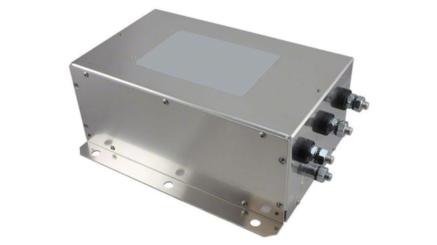 Schaffner, FN3359 180A 3 x 520/300 V ac 0 → 60Hz, Chassis Mount RFI Filter, Screw 3 Phase