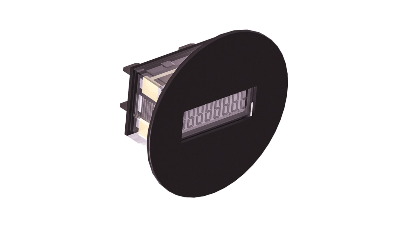 Rs-Online Contatore elettronico Trumeter Ore 50Hz display LCD 8 cifre 10 → 300 V cc 20 → 300 V ca