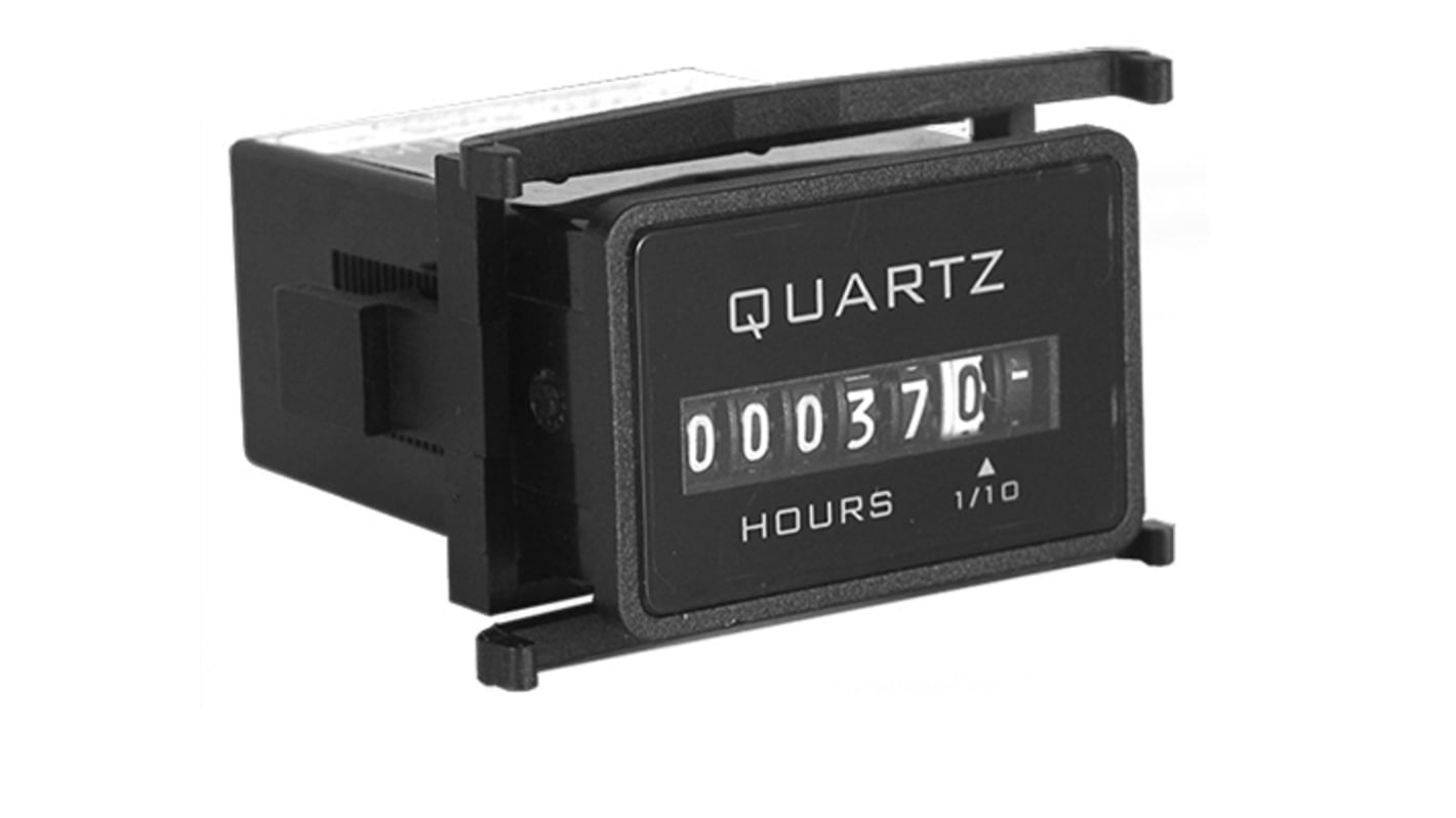 Trumeter 722 Hour Meter Counter, 6 Digit, 50Hz, 90 → 264 V ac