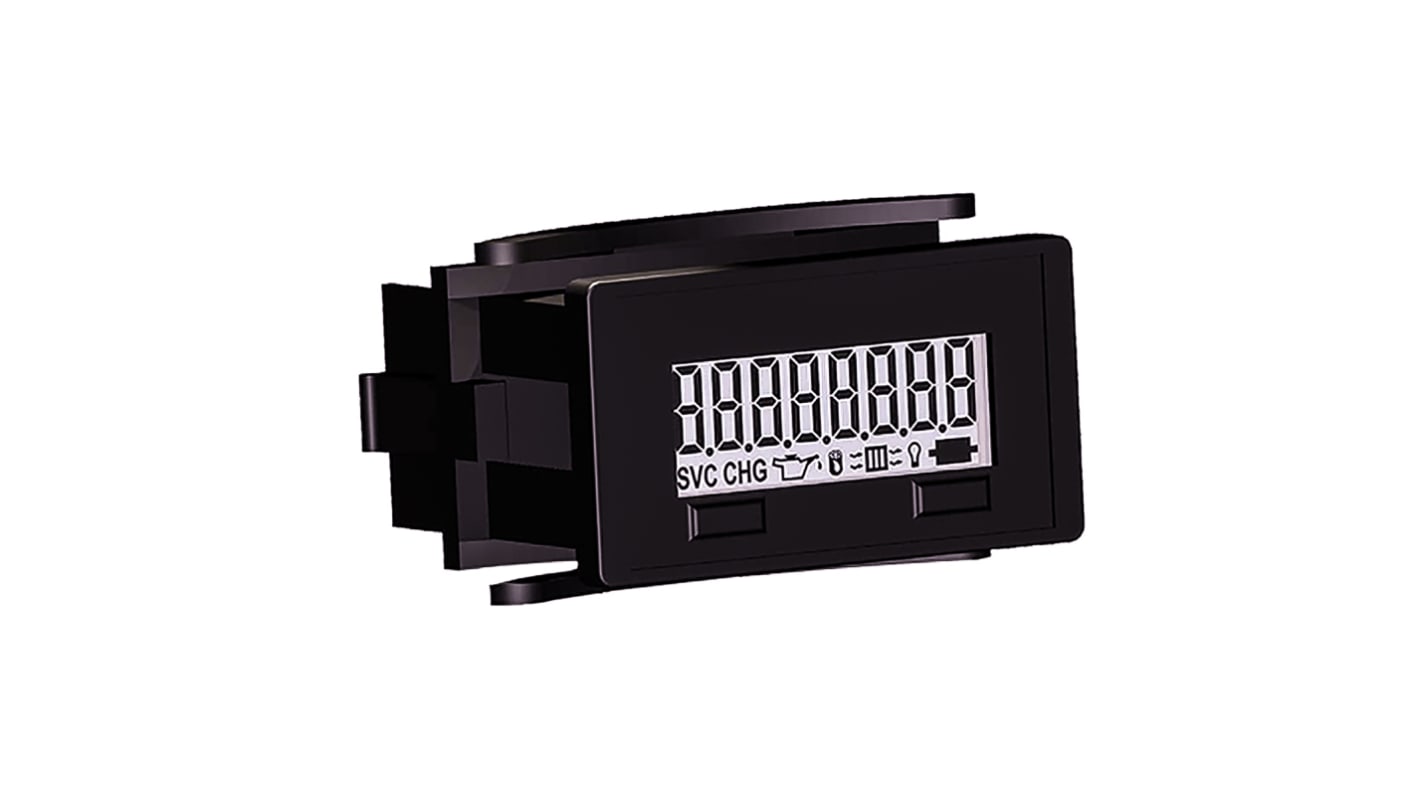 Rs-Online Contatore elettronico Trumeter Ore display LCD 8 cifre 10 → 300 V c.c