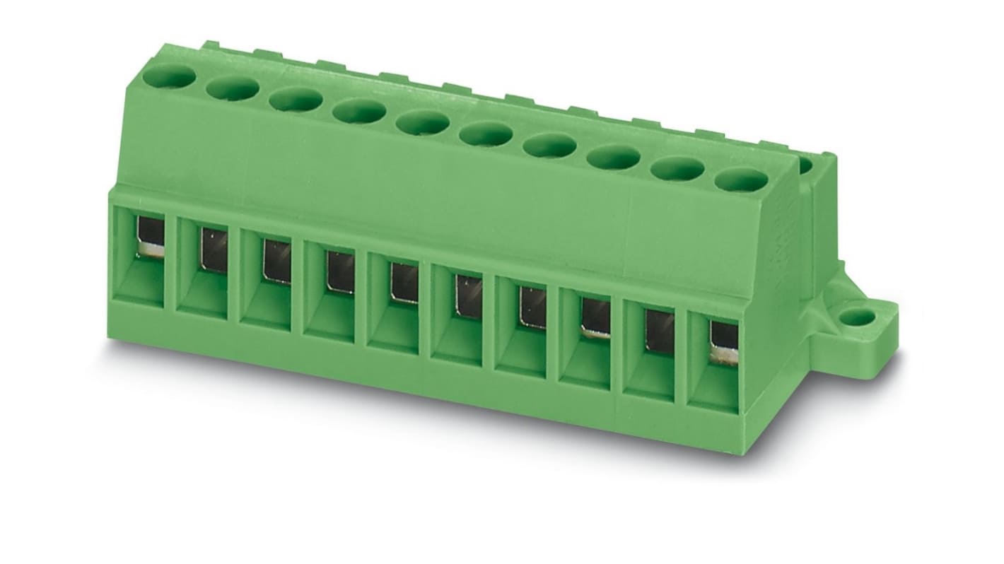 Phoenix Contact 6pPCB连接器, 5mm间距, 12A, 630 V, MVSTBU 2.5/ 6-ST系列