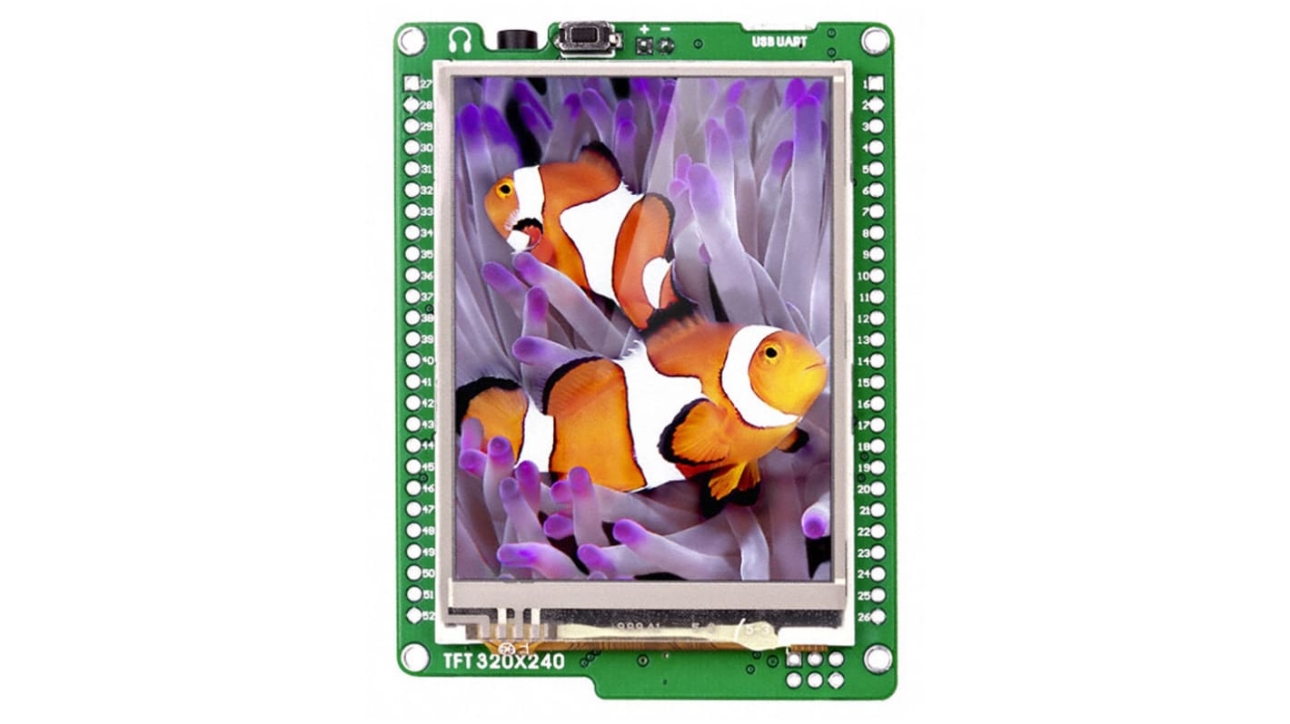 MikroElektronika 2.8inTFT 彩色显示屏开发板 显示板, mikromedia for XMEGA
