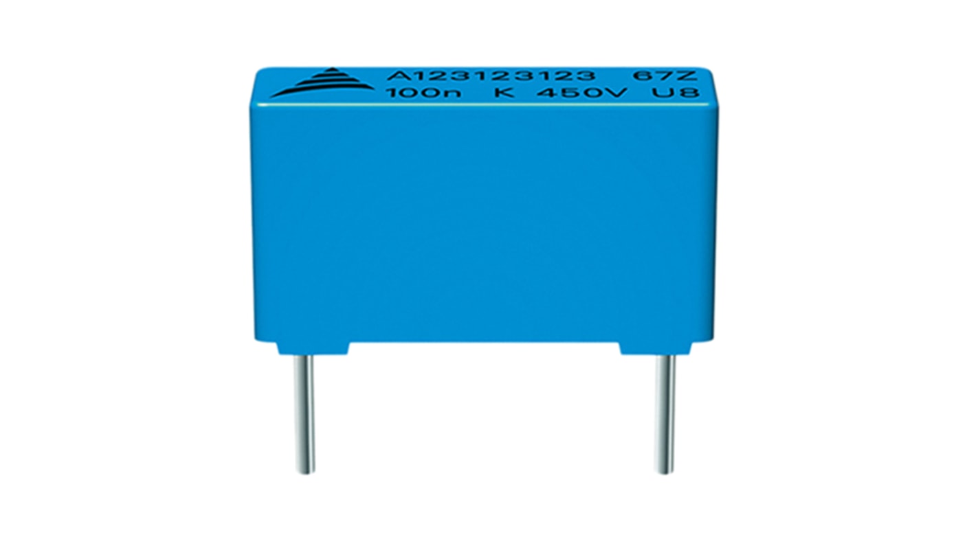 EPCOS B32674 Polypropylene Capacitor PP, 630 V dc, 800 V dc, ±10%, 5μF