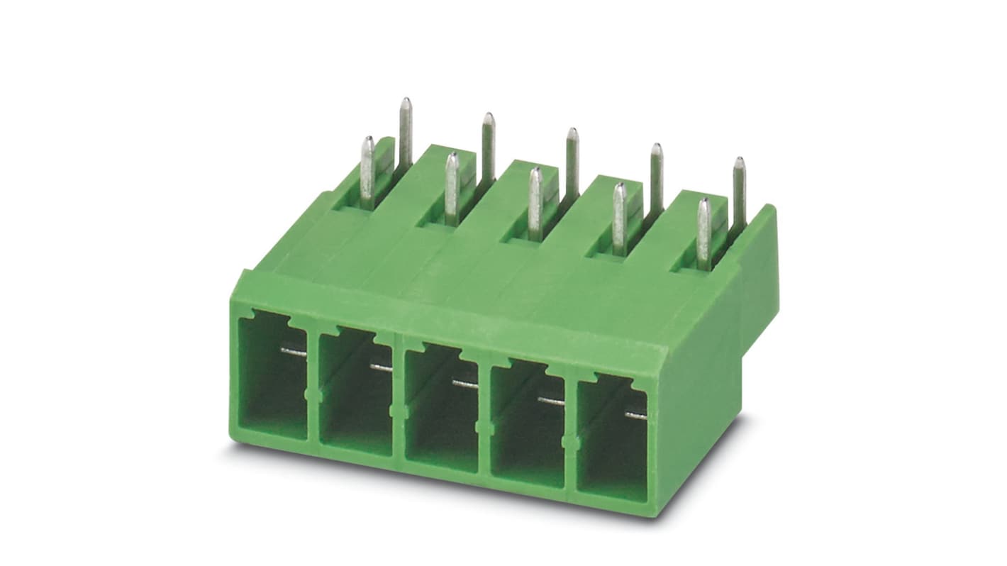 Phoenix Contact, COMBICON Power, 4 Way, Pluggable Terminal Block, Header, 1883789