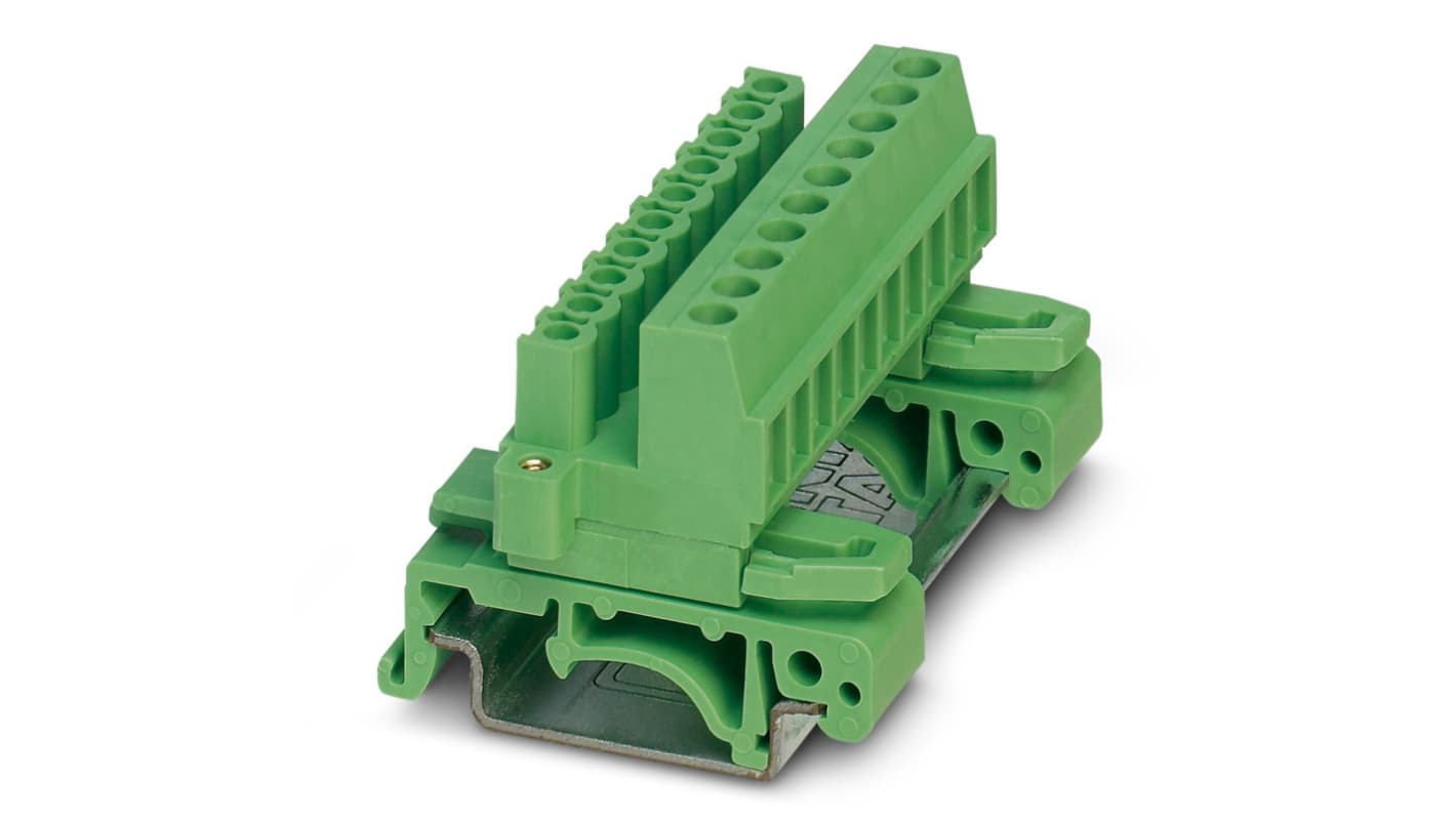Phoenix Contact 1859289 UMSTBVK 2.5/13-STF-5.08 Series Green, Screw Termination