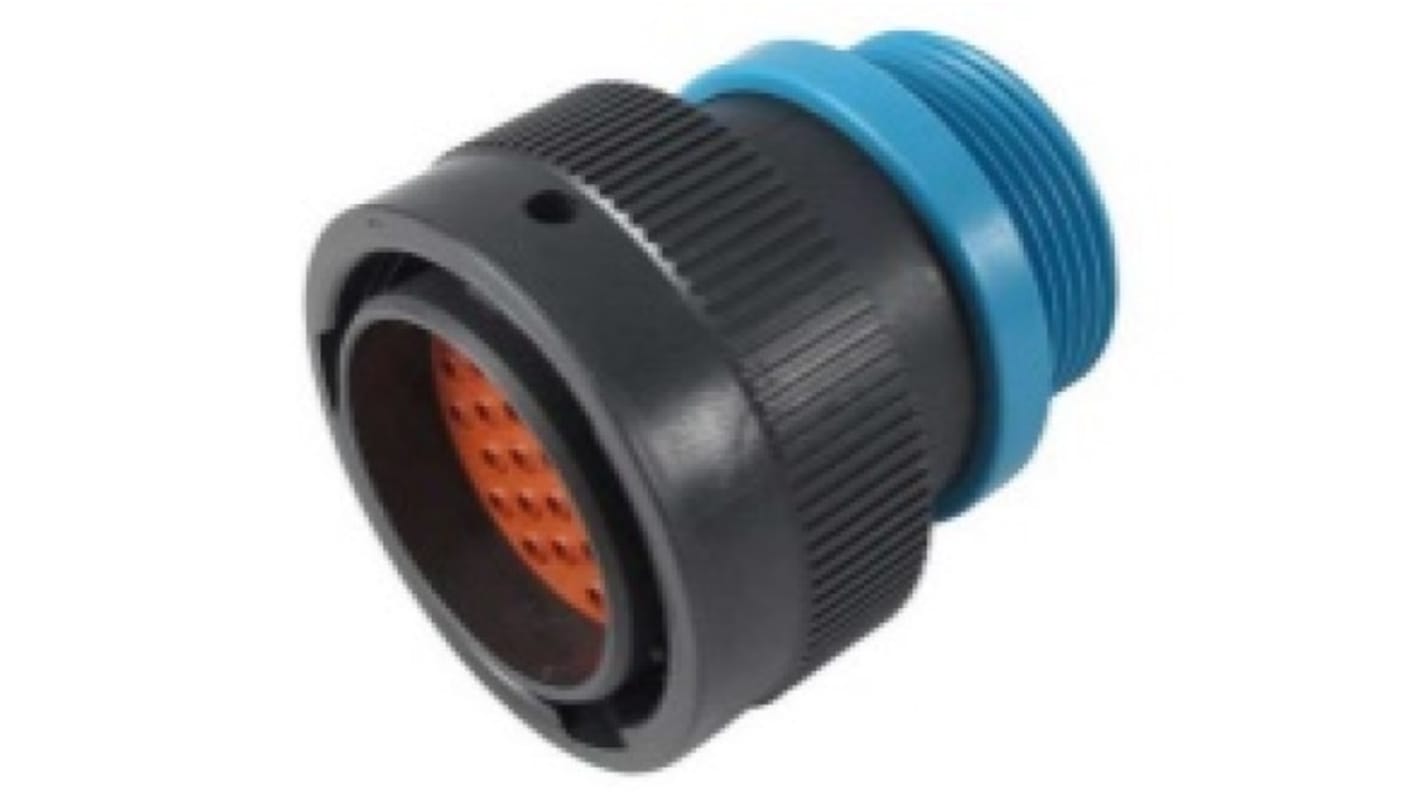 Deutsch Circular Connector, 31 Contacts, Bulkhead Mount, Plug, Male, IP67, HDP20 Series
