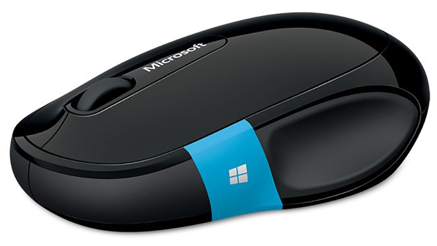 H3S 00001 Microsoft Maus Wireless Bluetooth Kompakt Bluetrack Technologie 6 Tasten Schwarz RS