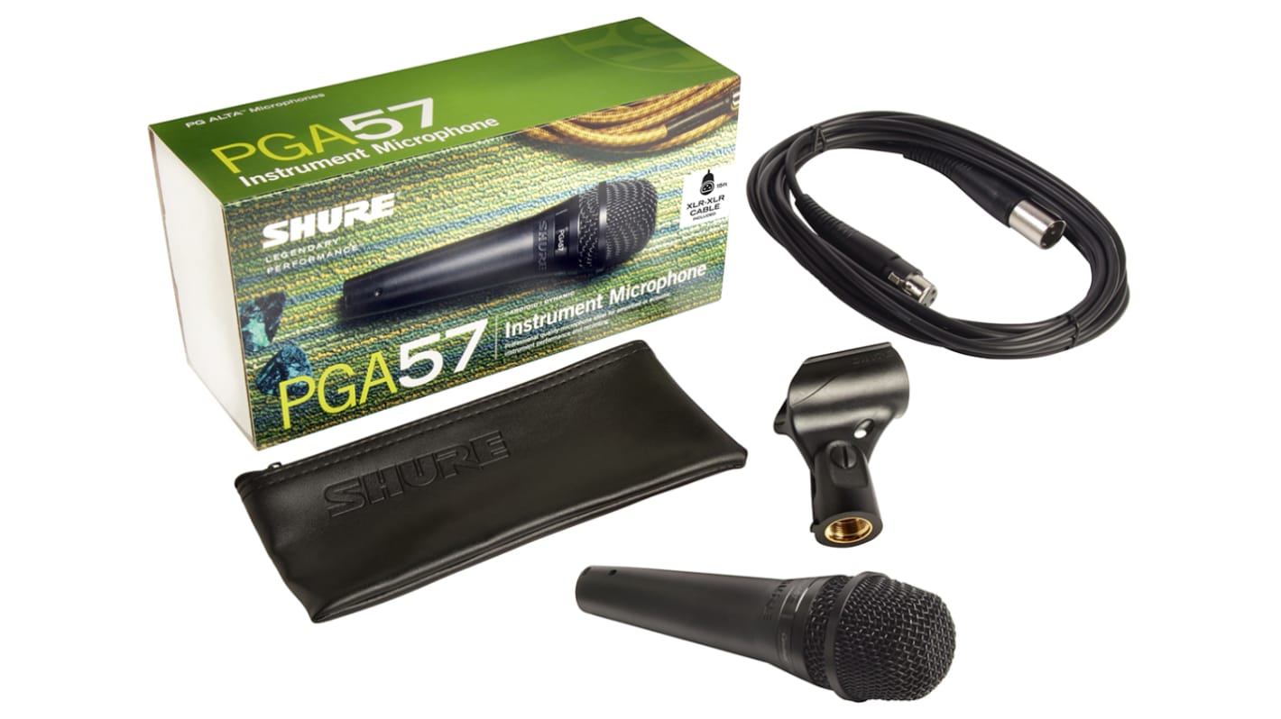 Hand Held Wired Microphone Shure PGA57-XLR, Cardioid 150Ω