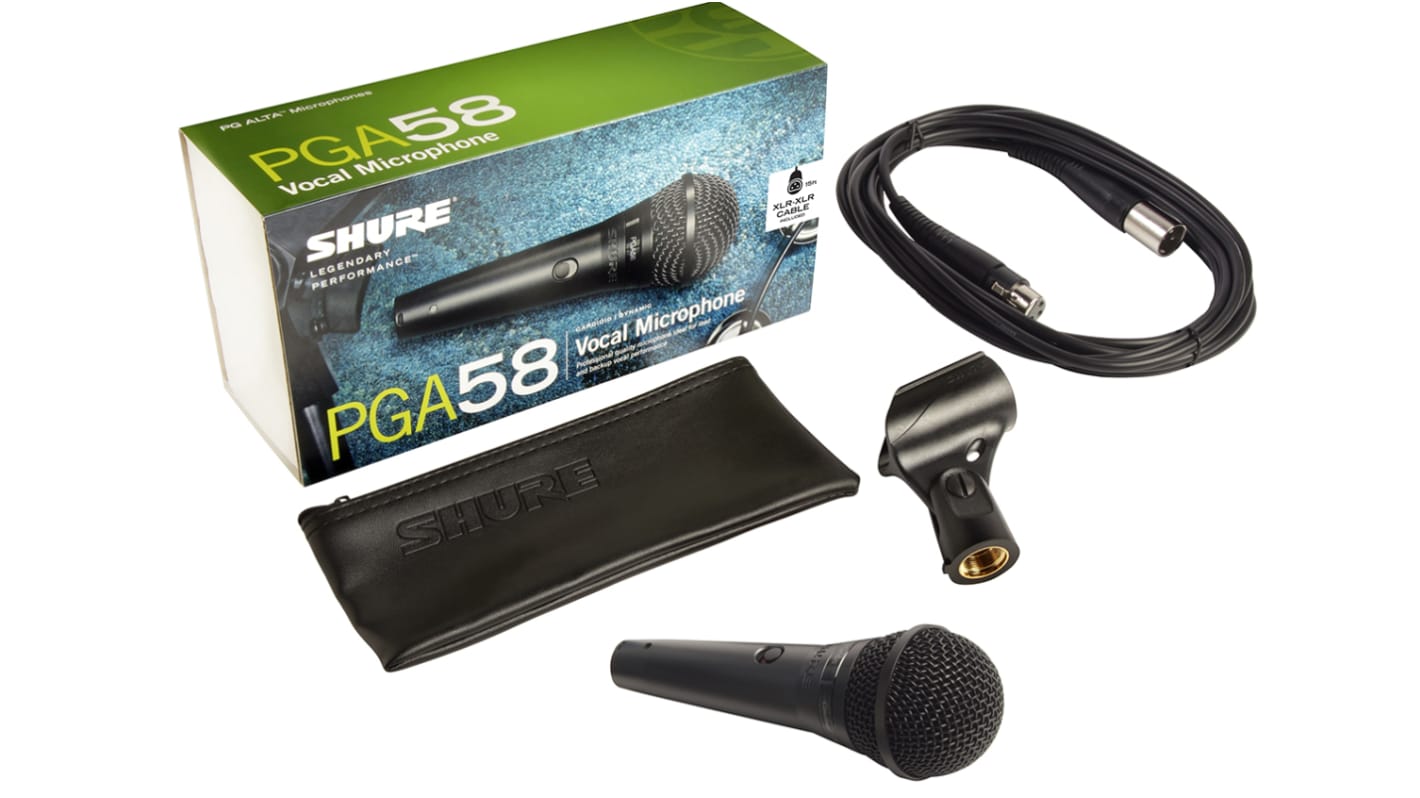 Shure Wired Hand Held Microphone, 50 Hz to 16 kHz