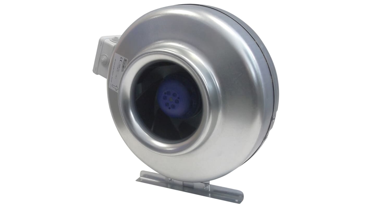Vent-Axia SDX150 Euro Round In Line Duct Fan, 536m³/h, Four Sealing Rings, Weather Tight Fit, Duct Size 150mm
