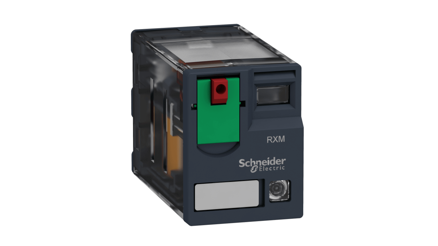 Schneider Electric Plug In Power Relay, 230V ac Coil, 12A Switching Current, DPDT