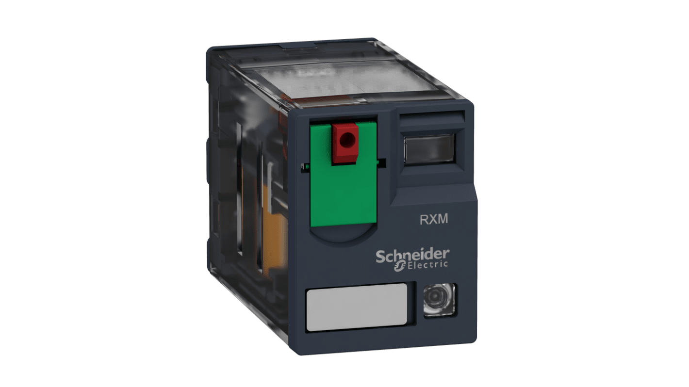 Relè di potenza Schneider Electric serie Harmony Relay RXM, 3PDT, bobina 230V ca, A innesto