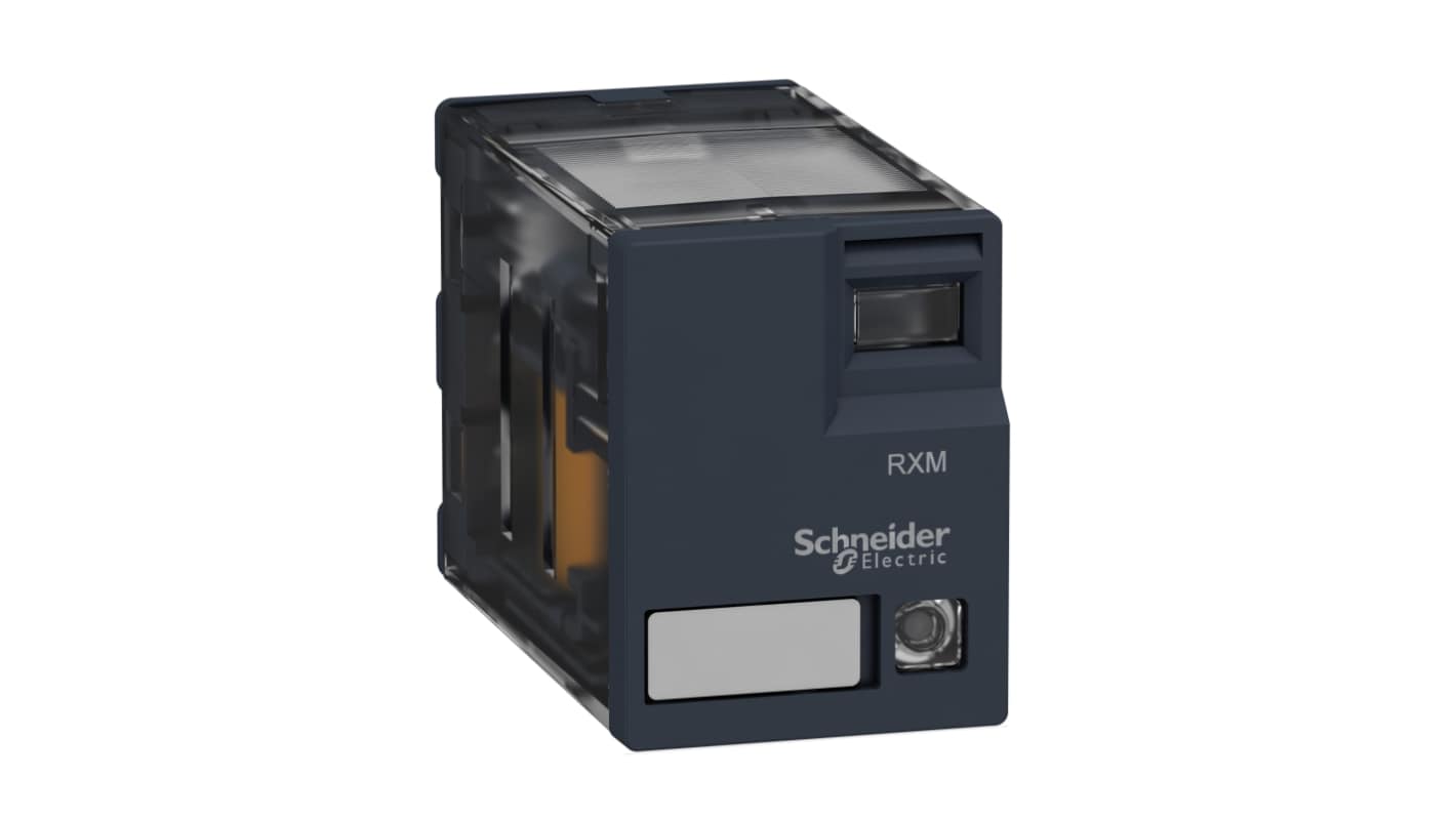 Schneider Electric Harmony Relay RXM 120V ac Spule 4-poliger Wechsler Steckrelais 6A 3630Ω 1.2W Monostabiles Relais