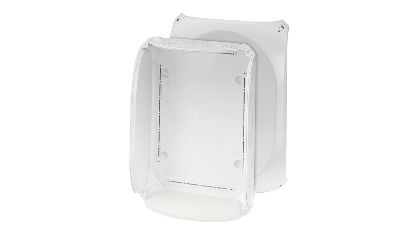 HENSEL ENYCASE DK Series Grey Polycarbonate Junction Box, 355 x 255 x 122mm