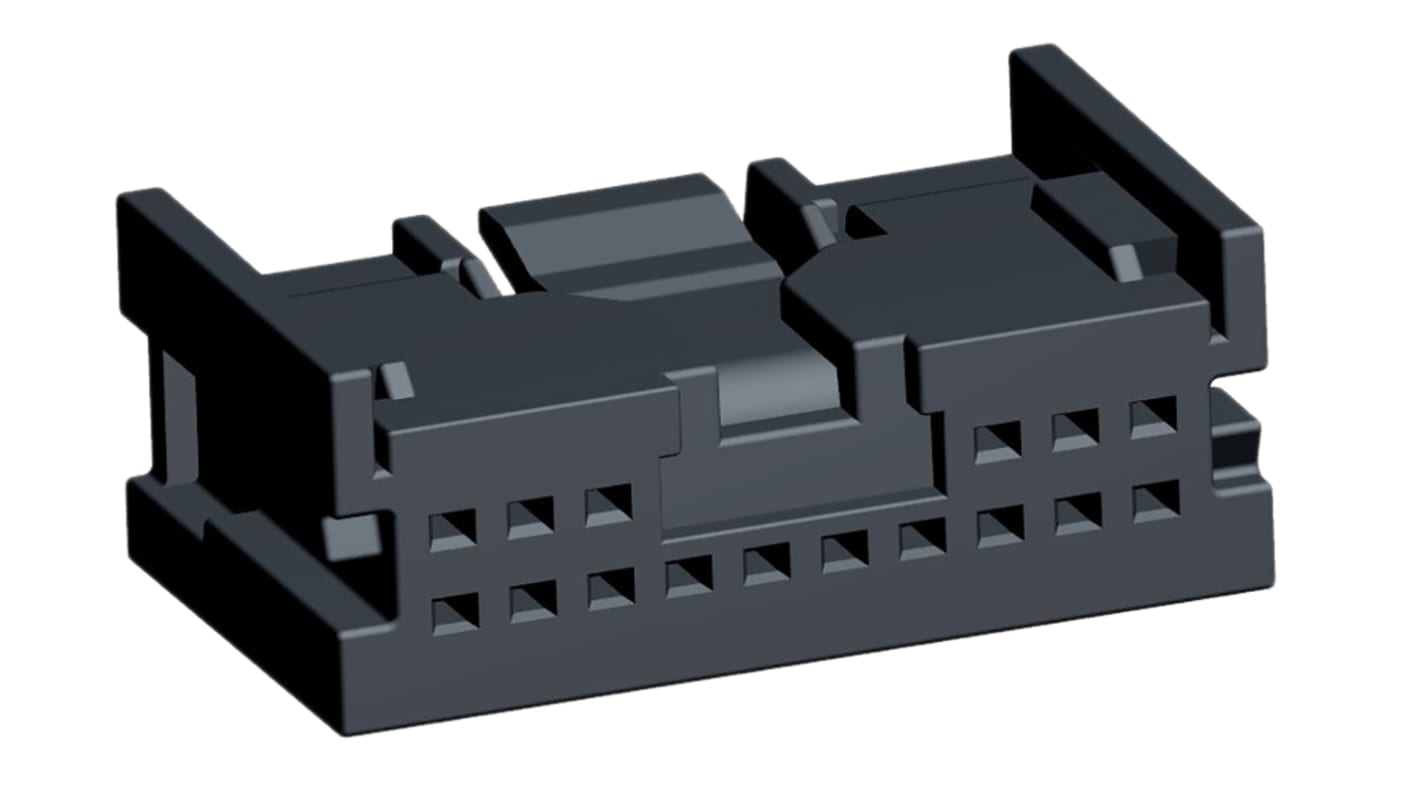 Molex, Mini50 Automotive Connector Socket Black Free Hanging 16 Way, Crimp Termination 34824-0160