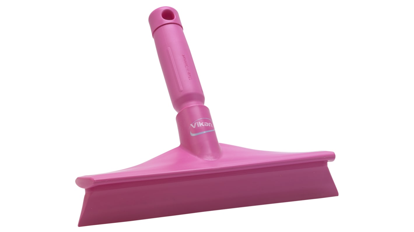 Vikan Pink Squeegee, 104mm x 245mm x 50mm, for Food Preparation Surfaces