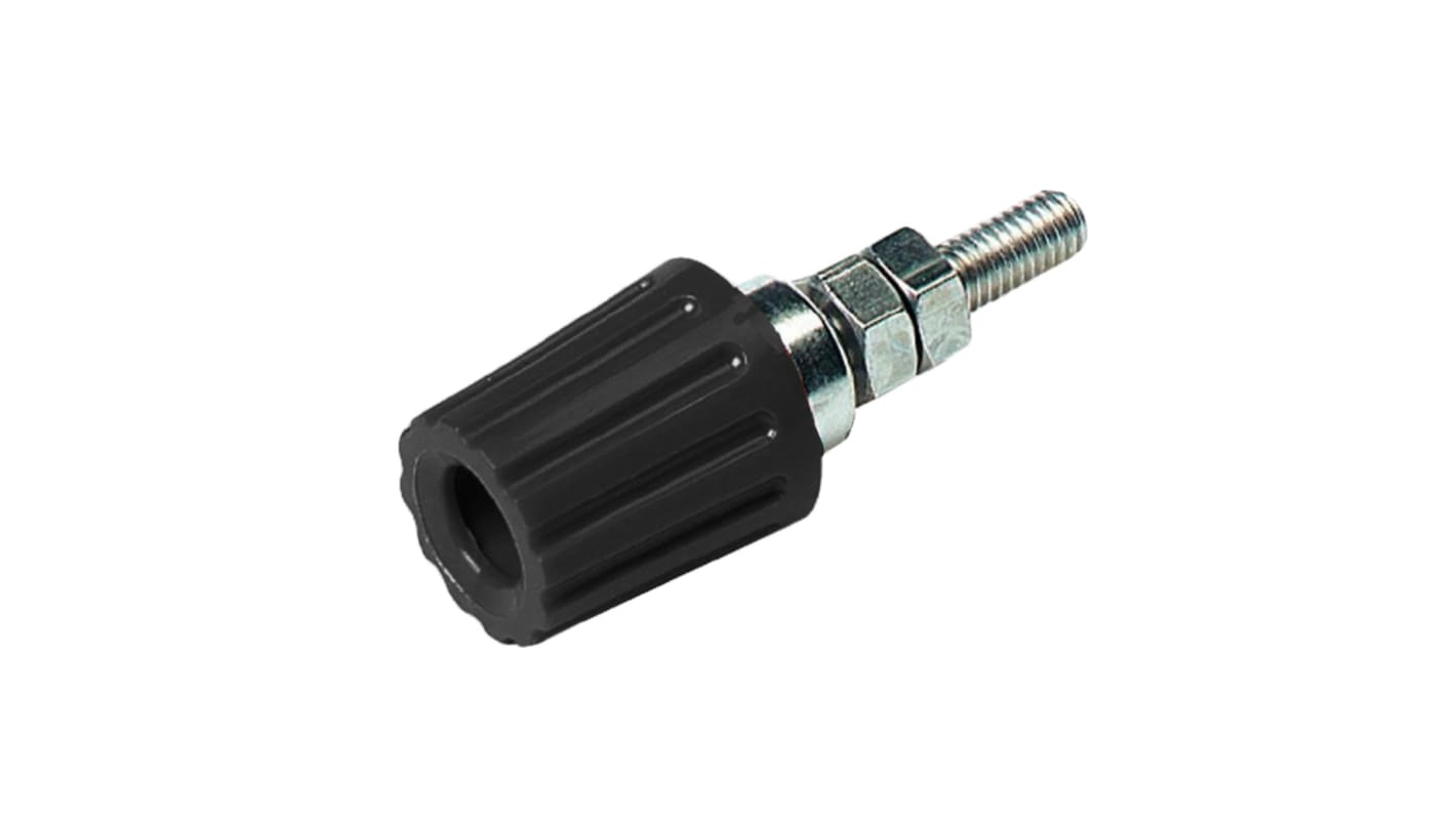 Hirschmann Test & Measurement 黑色黄铜接线柱 , 30 V ac, 60V 直流, 35A