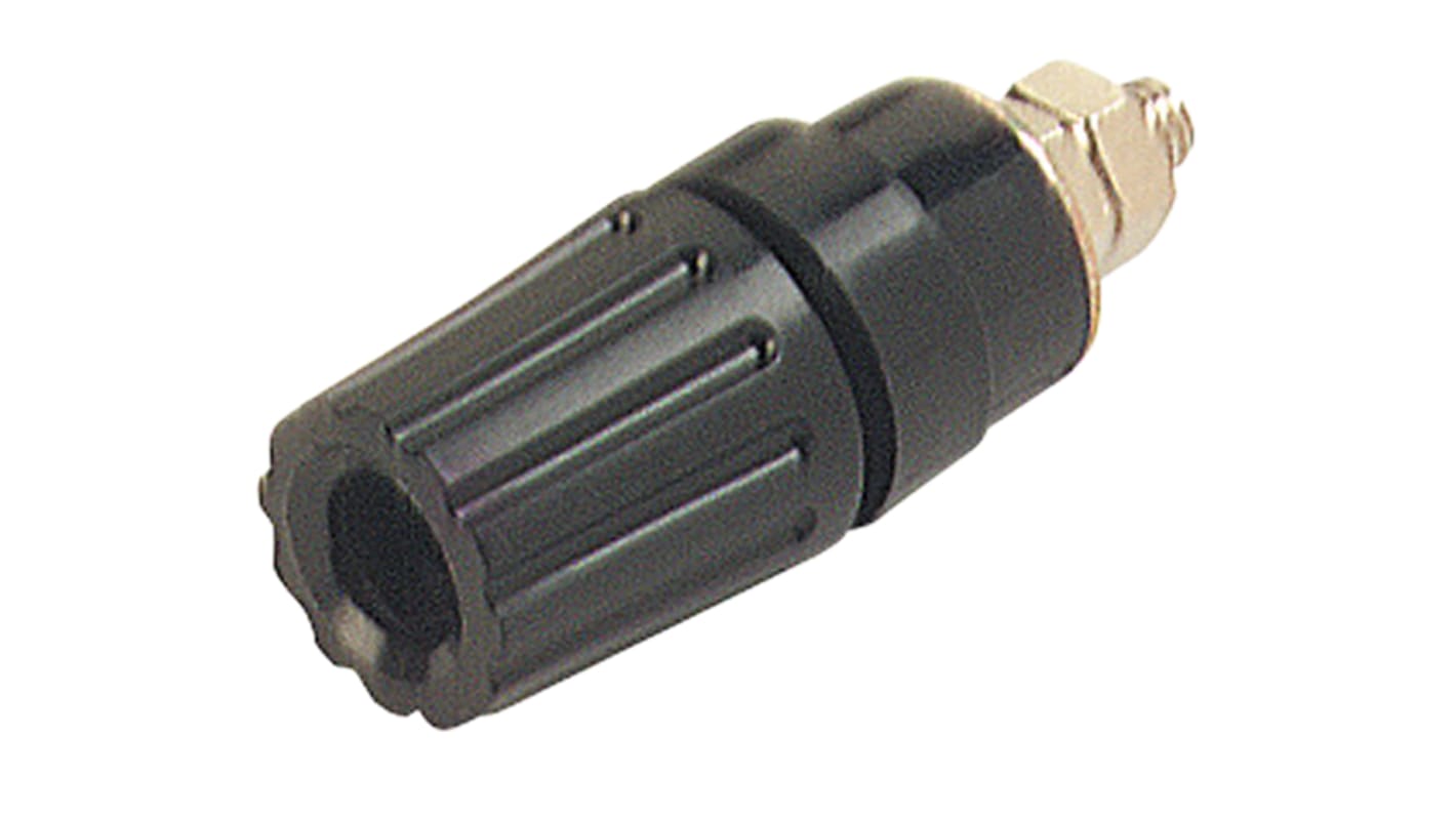 Hirschmann Test & Measurement 黑色黄铜接线柱 , 30 V ac, 60V 直流, 35A