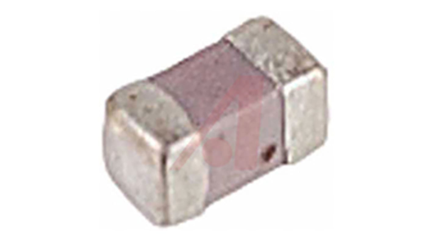 KEMET 100pF Multilayer Ceramic Capacitor MLCC, 25V dc V, ±5% , SMD