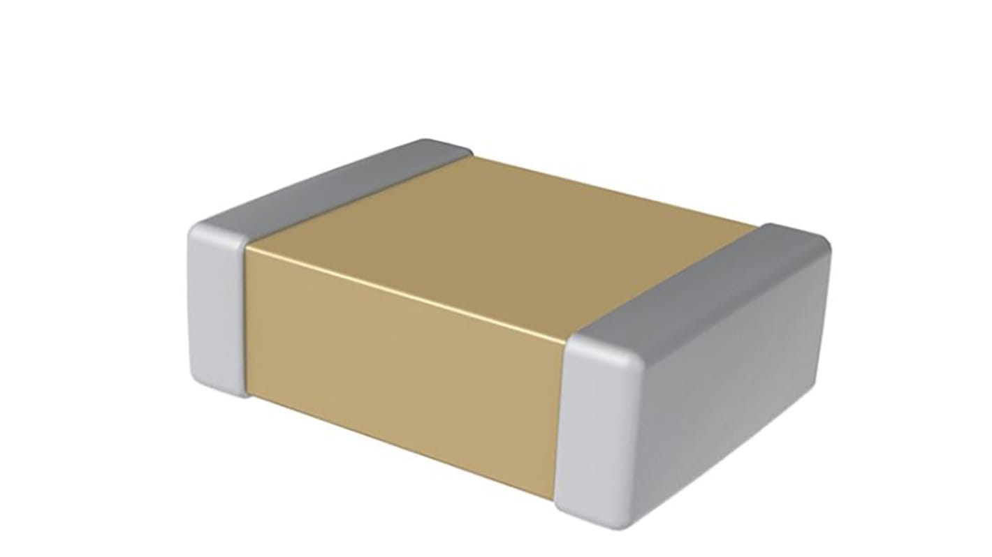 KEMET 100nF Multilayer Ceramic Capacitor MLCC, 16V dc V, -20 → +80% , SMD