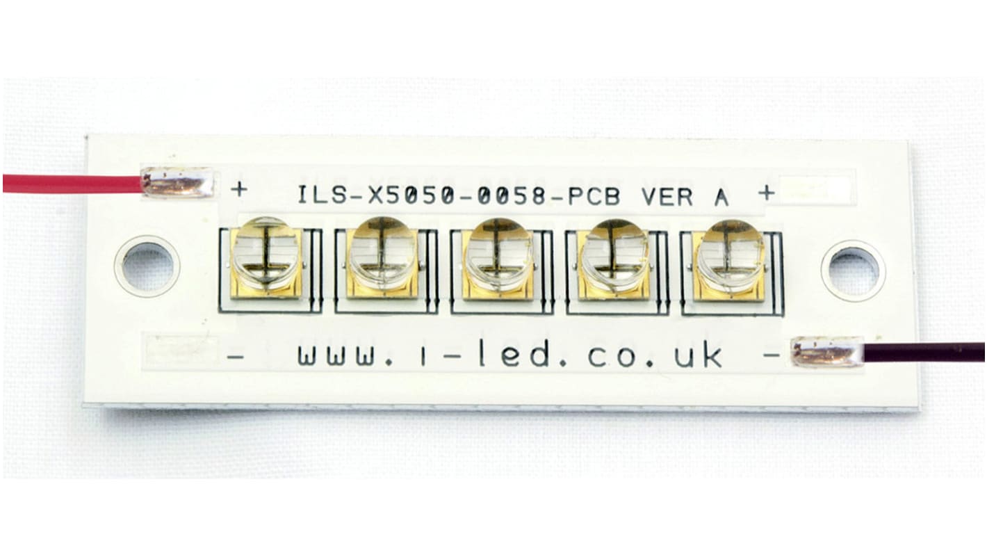 Array LED a UV Intelligent LED Solutions ILS-XR05-S385-0058-SC211-W2. 66° 5000mW