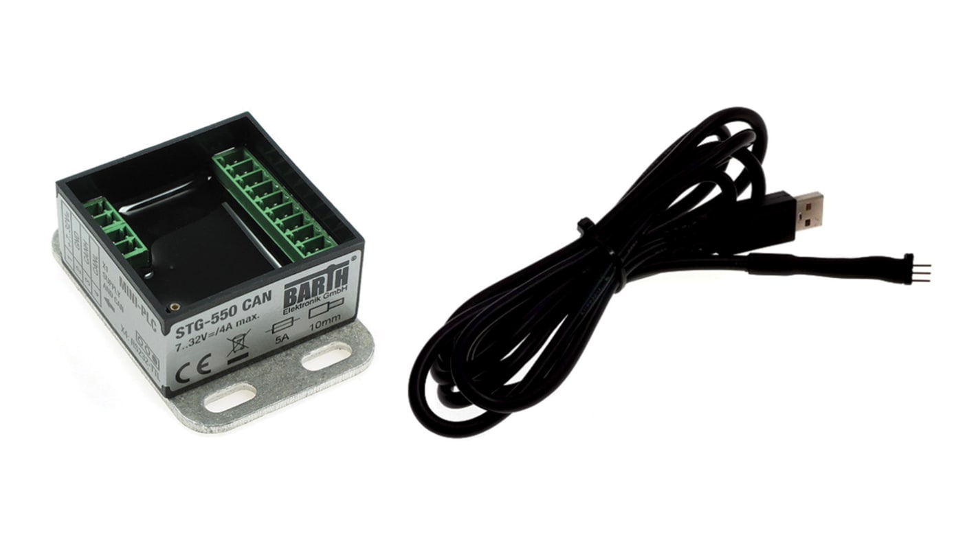 BARTH Lococube Mini-SPS SPS E/A-Modul, 5 Eing. Digital Ausg.Typ Analog, digital Eing.Typ für STG-550 7 → 32 V dc