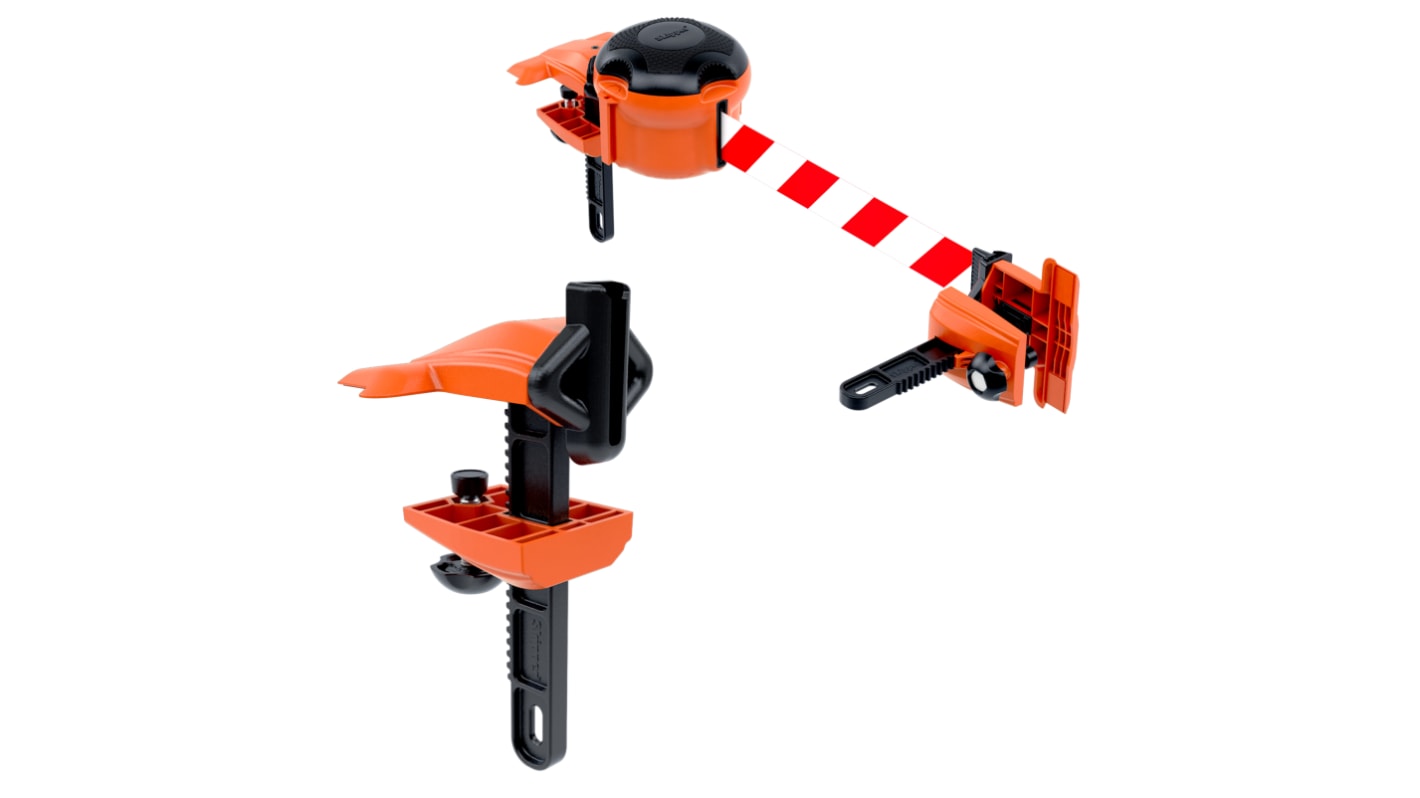 Barrière sécurité Skipper Noir/Orange x Haut. 223mm