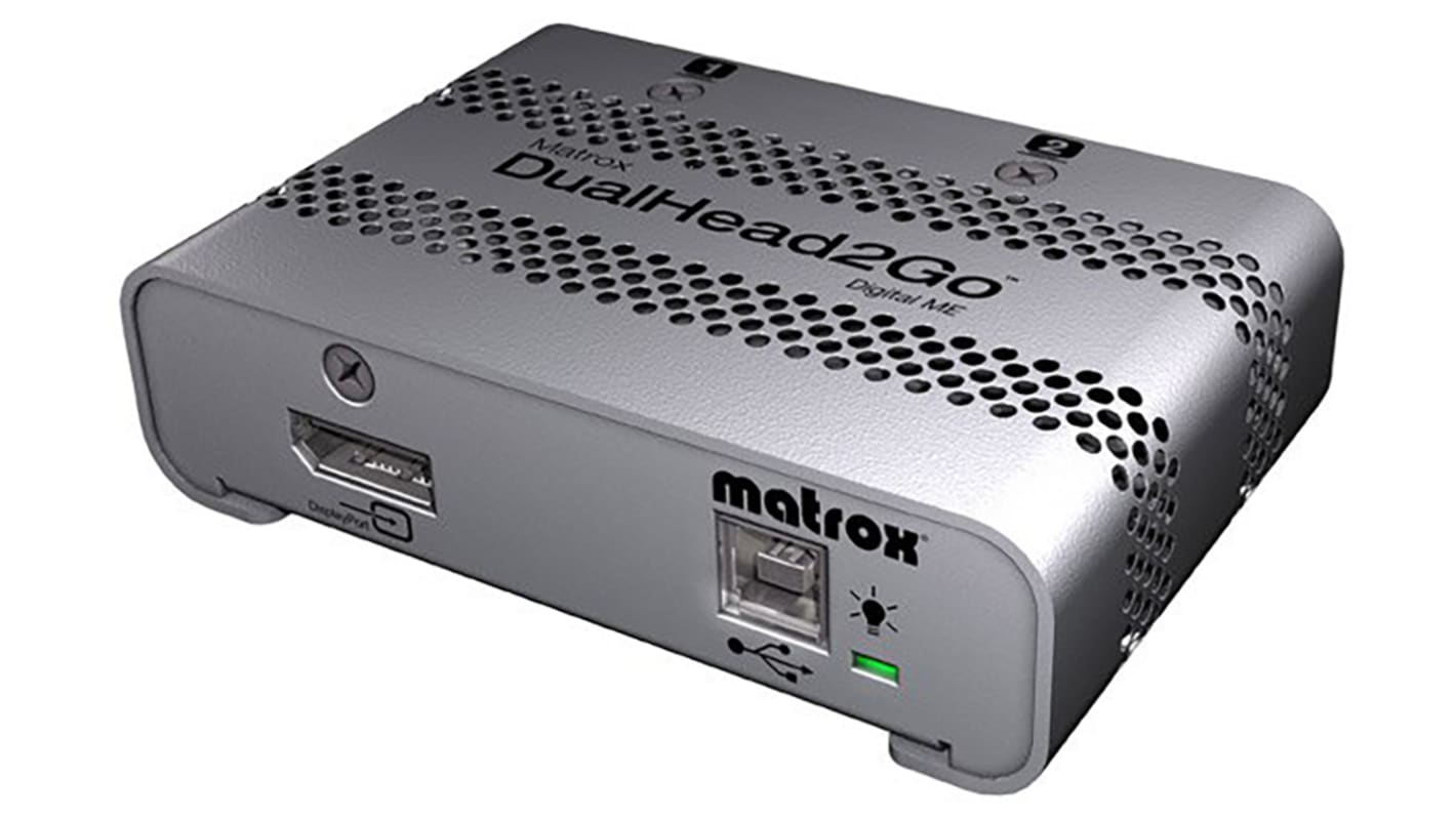 Matrox 1 Input 2 Output DVI Multi-Monitor Adapter 3840 x 1200