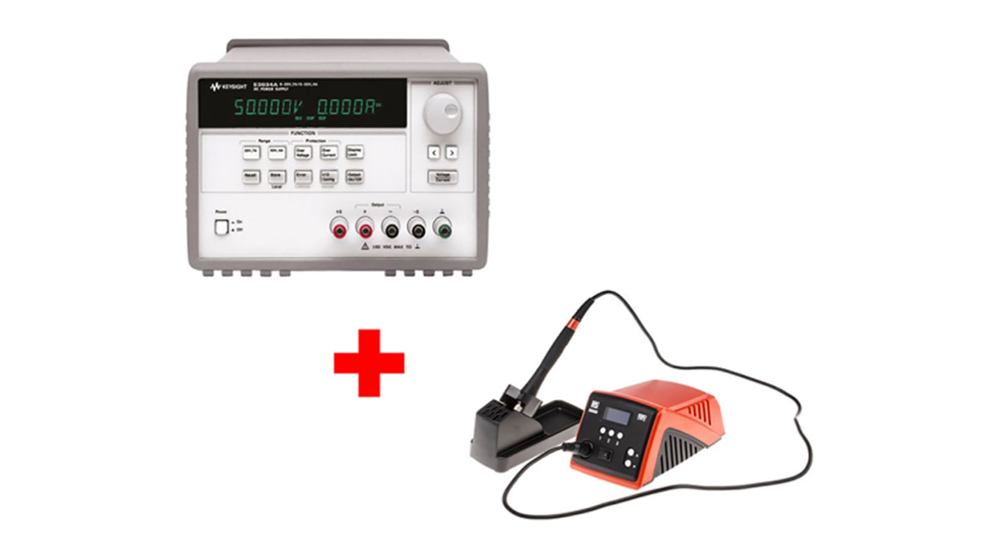 Keysight Technologies Bench Power Supply, 0 → 25 V, 0 → 50 V, 4 A, 7 A, 1-Output, 200W