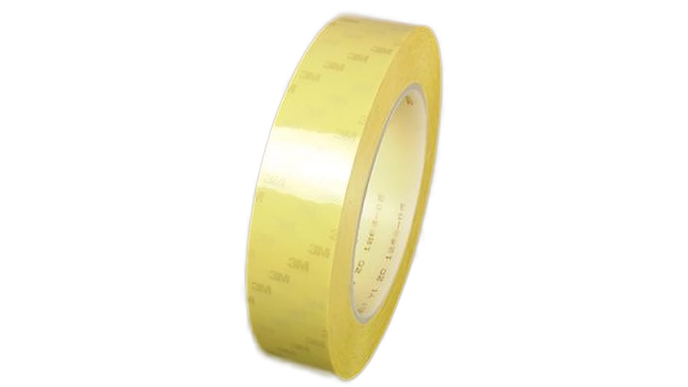 3M PET电工胶带, 黄色, 9mm宽 x 66m长 x 0.06mm厚, 最高+130°C, Tape 56, 3M™ 56