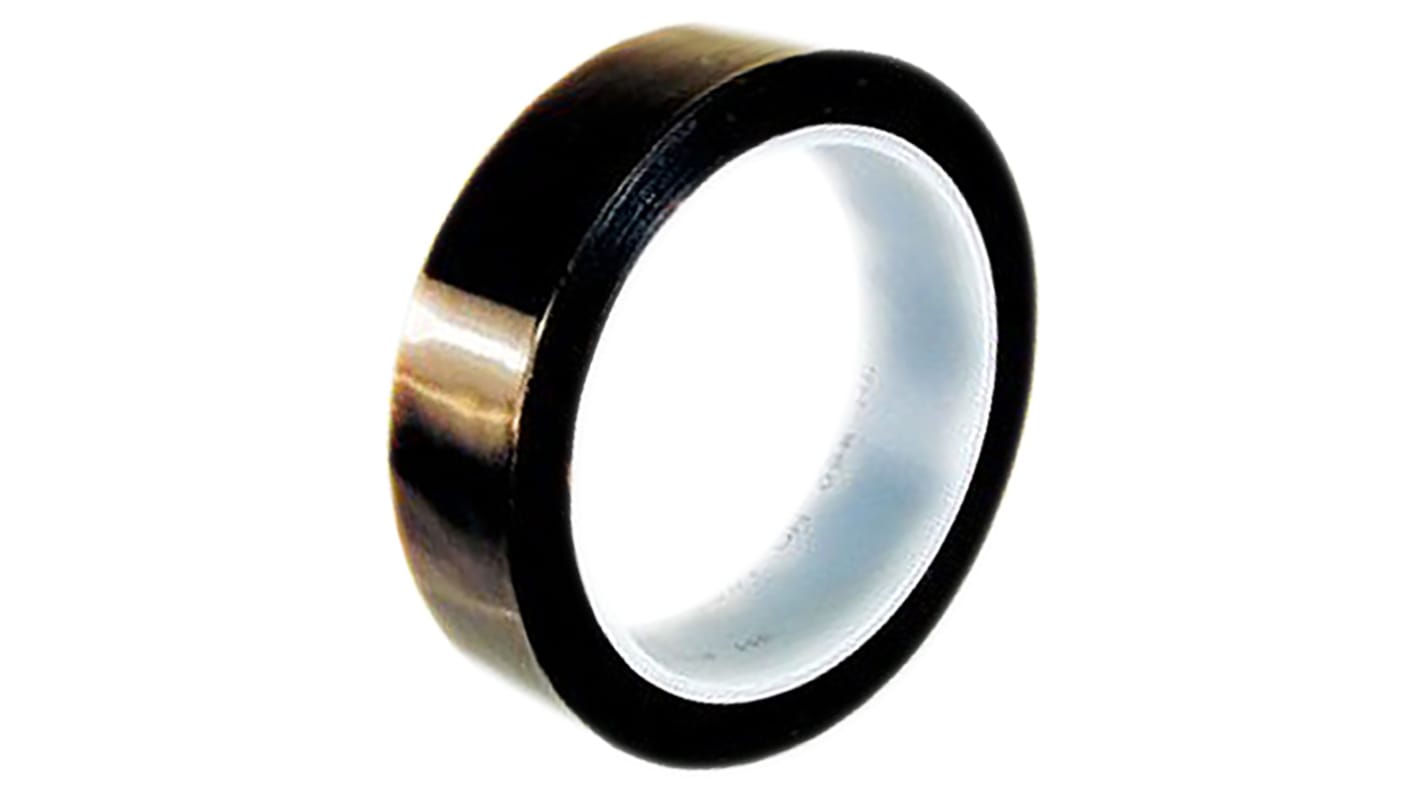 3M 60 Black PTFE Tape, 33m x 25mm x 0.10mm