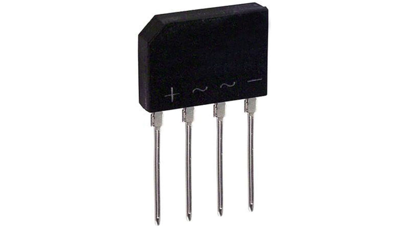 Diodes Inc Bridge Rectifier, 2A, 800V, 4-Pin