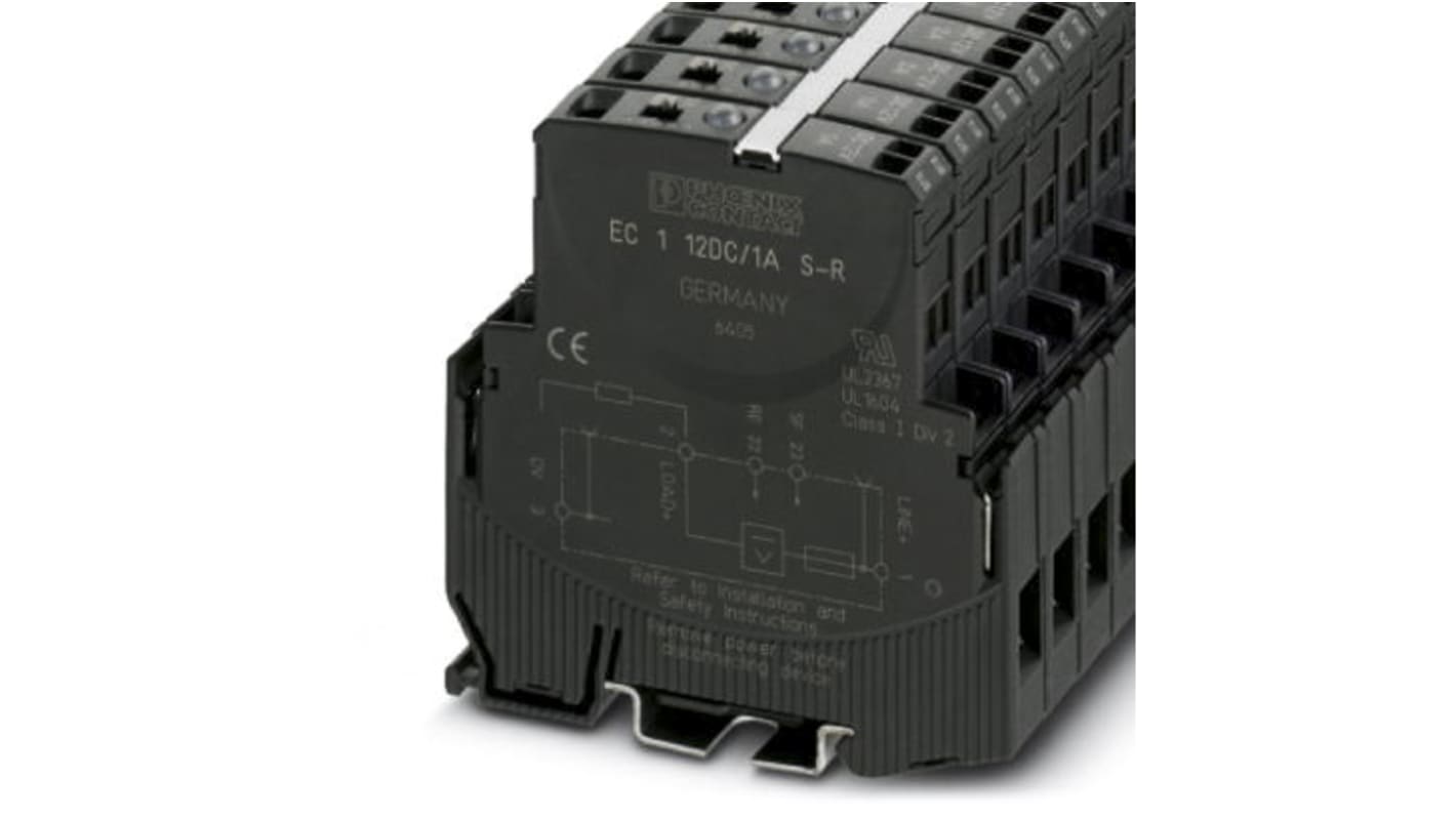 Phoenix Contact EC Electronic Circuit breaker 2A 12V EC 1, On Base Element