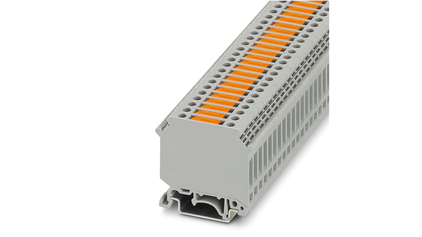 Phoenix Contact 3004087 UK5-MTK-P/P MIT SPERRE Series Grey, 0.2 → 6mm², Single-Level, Screw Termination